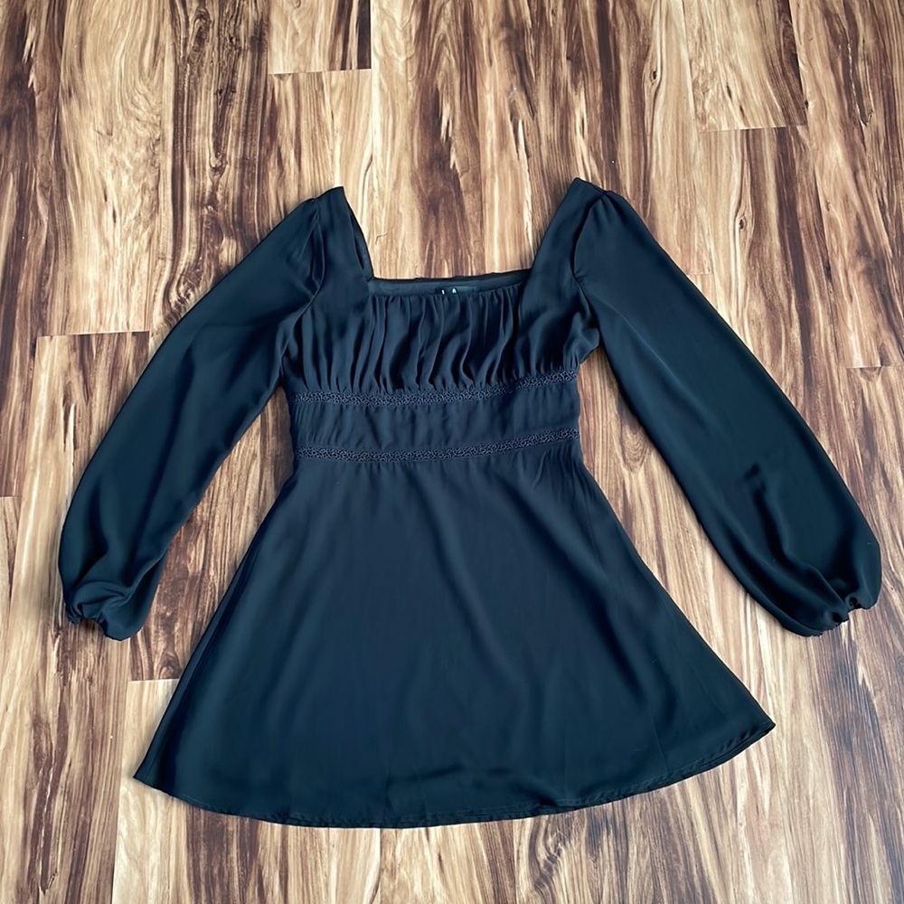 Lulu's Black Mini Dress